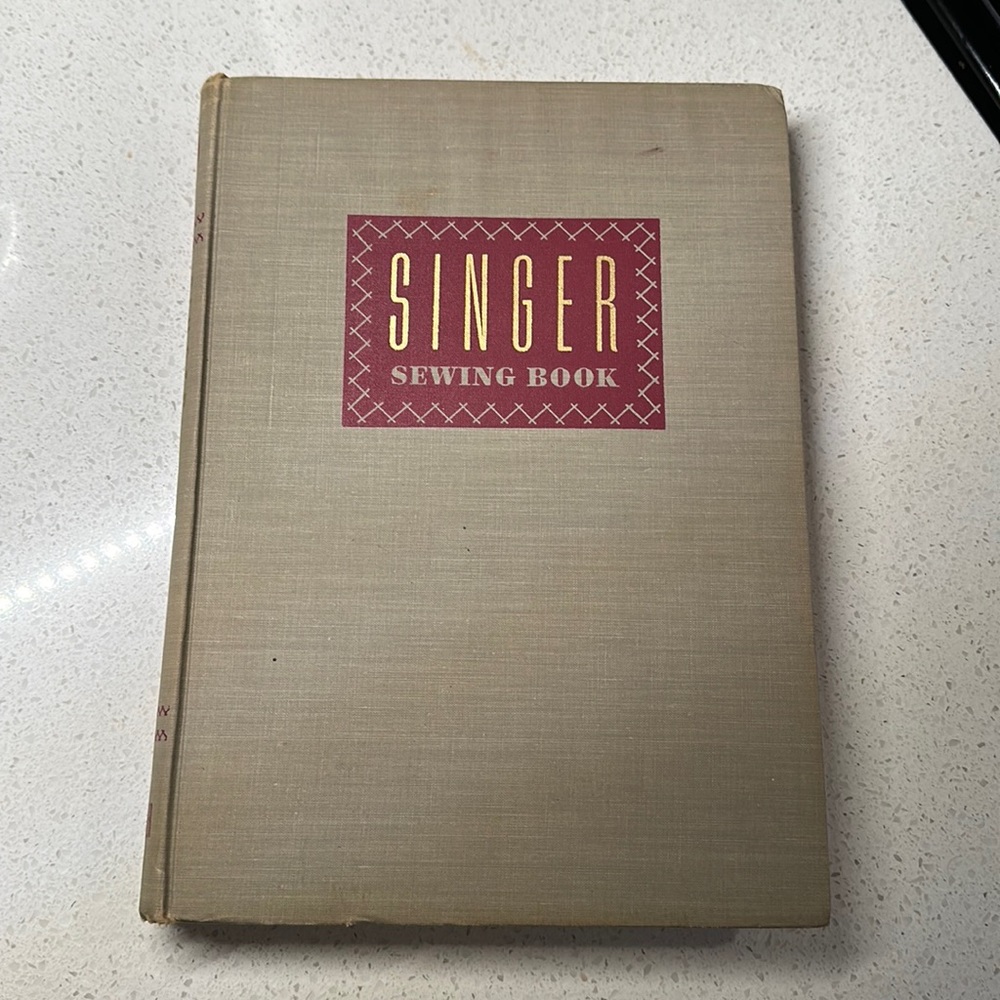 Singer Sewing Book By Mary Picken Hardcover 1949